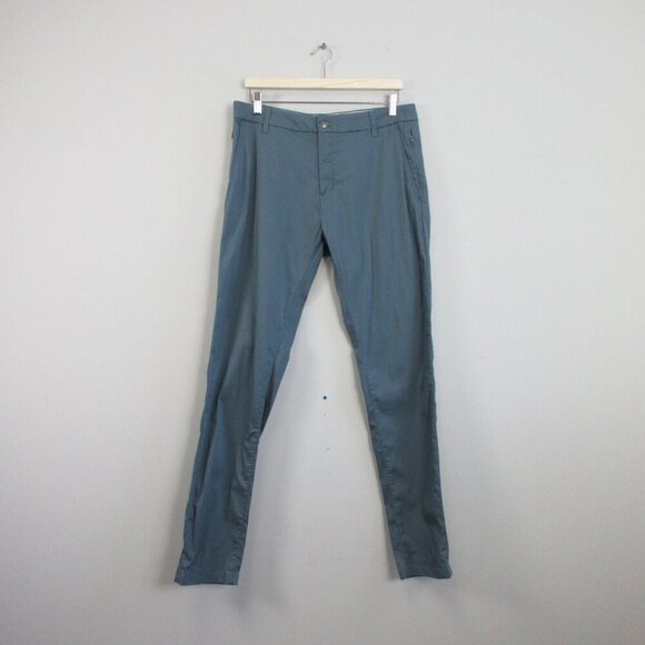 Birddogs Men's Chino Pants 34X34 Blue Cotton Blend Straight Leg Performance 404 - Picture 1 of 9